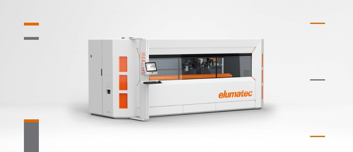 The new elumatec SBZ 118 offers full functionality in a minimal footprint elumatec