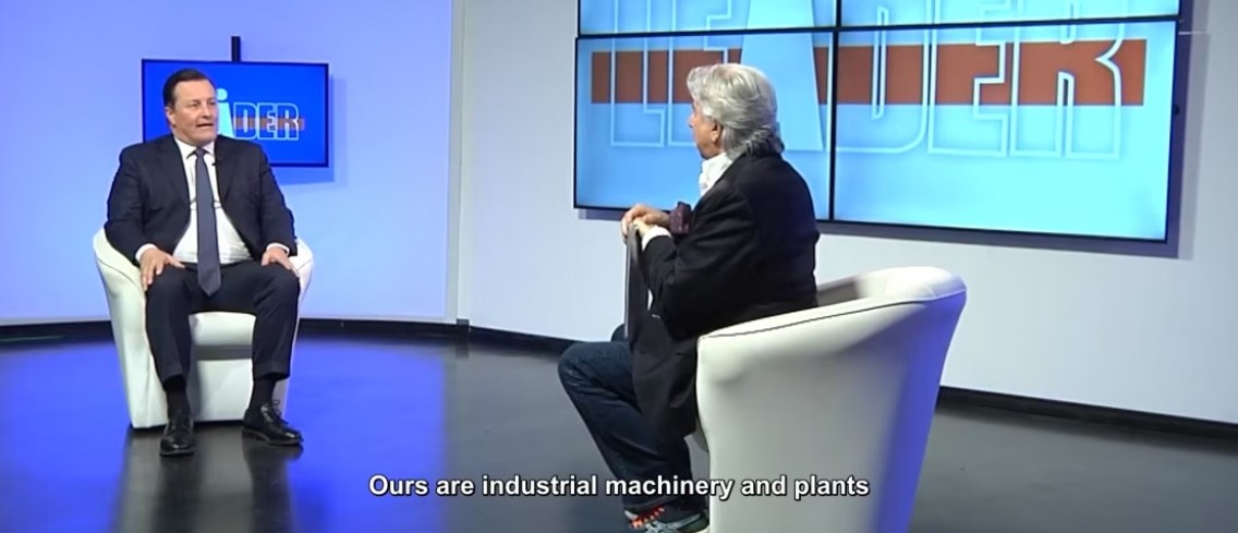 Intervista televisiva con Paolo Bianchi elumatec