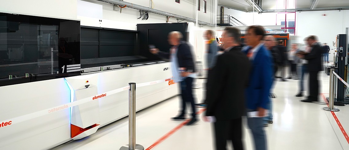 elumatec Insight 2023: seamless welding solution wows customers during record-breaking event at InfoCenter in Mühlacker