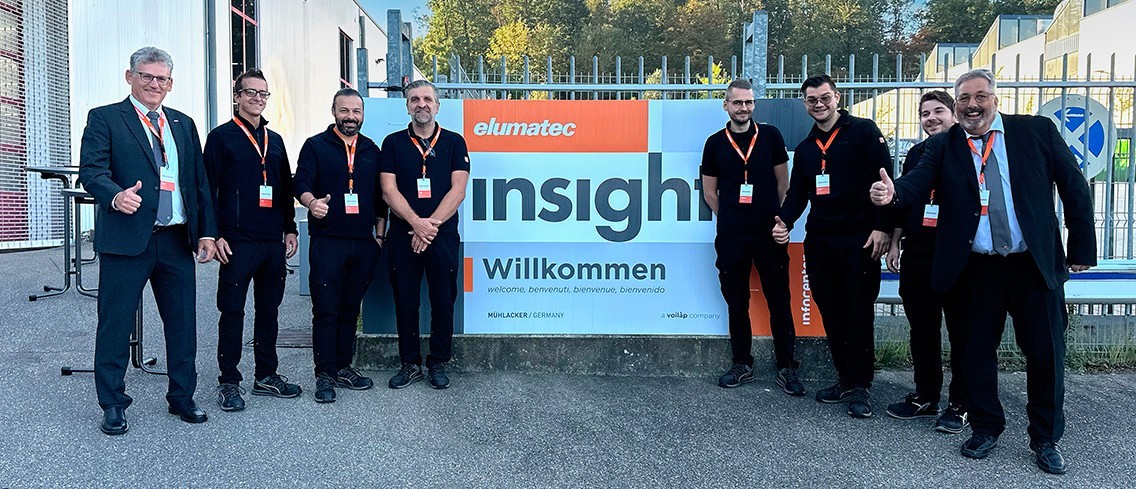 elumatec Insight 2023: seamless welding solution wows customers during record-breaking event at InfoCenter in Mühlacker