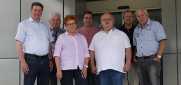 Réception des conseillers municipaux CDU de Mühlacker chez elumatec elumatec