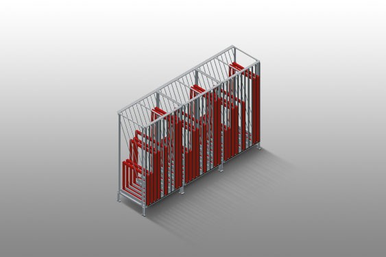 Sistemi di scaffali FPRM 10 elumatec