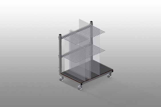 Тележка для транспортировки стекла/штапиков GF 1000 elumatec