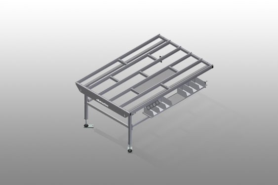 HORIZONTALE MONTAGETISCHE HT 2000 elumatec