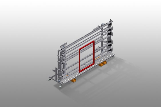 INSPECTION AND GLAZING UNIT VE 4000 elumatec