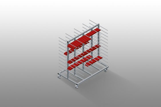 PROFILE TRANSPORT TROLLEYS PHW 2000 elumatec