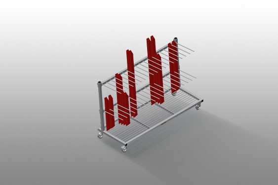 PROFILE TRANSPORT TROLLEYS PWS 2000 elumatec