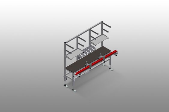 VERTIKALE MONTAGETISCHE  TMT 2000 elumatec