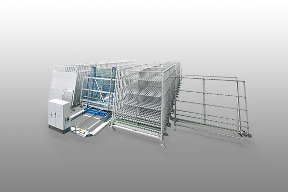Fully automatic glass handling system