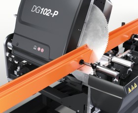 Troncatrici bilama DG 102-P Bloccaggio profilo elumatec