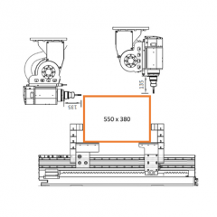 Centros de mecanizado de barras SBZ 155 Mecanizado de perfiles desde arriba y frontal elumatec