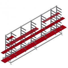 Sistemi di scaffali GLR 5000 Mensola per fermavetri GLR 5000 elumatec