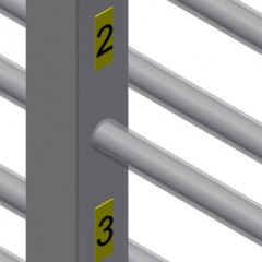 PROFILE TRANSPORT TROLLEYS PHW 1600 Number labels for PHW 1600/2000 elumatec