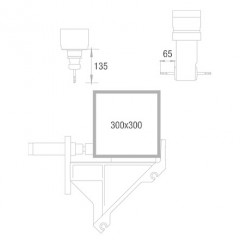 PVC profiller SBZ 122/70 Plus Y ve Z ekseninin işleme aralığı elumatec