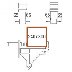 铝 SBZ 122/71 Y和Z轴加工范围 elumatec