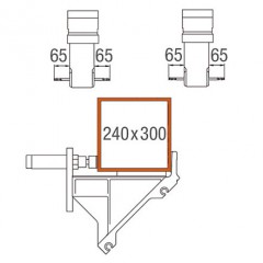 Produits pour l’usinage du PVC SBZ 122/71 Zone d'usinage axes Y et Z elumatec