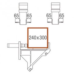 PVC profiller SBZ 122/71 Y ve Z ekseninin işleme aralığı elumatec