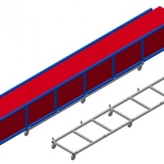 TPK 4000 Transport trolley for profile cassettes TPK 4000 elumatec