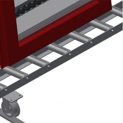 Convoyeurs à rouleaux verticaux VR 3000 DF Protection de profilé elumatec