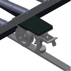 Convoyeurs à rouleaux verticaux VR 3003 DF Unité de déplacement elumatec