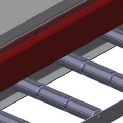 VERTICAL ROLLER CONVEYORS VR 3003 DF Profile protectors elumatec