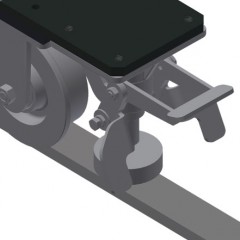 Transportadoras verticais de rolos VR 4003 DF Unidade móvel elumatec