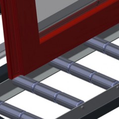  Verticale rollenbanen VR 4003 F Draagrollen elumatec