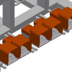 Откидные столы RMT 1400 Ножной выключатель elumatec