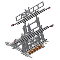 RMT 1400 Tilting assembly table with draw-in unit elumatec