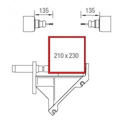 Produits pour l’usinage de l’acier SBZ 122/73 Zone d'usinage axes Y et Z elumatec