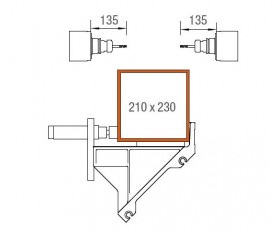 SBZ 122/74 加工区域、Y 轴和 Z 轴 elumatec