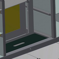 Systèmes d‘étagères BR 36 Emplacement pour moniteur elumatec