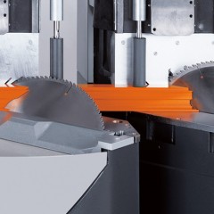 Products for machining aluminium DG 244  Double mitre saw DG 244 elumatec