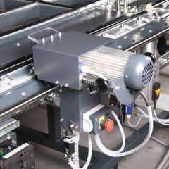 Prodotti per lavorazione PVC FAZ 2800 Regolazione pneumatica dell’altezza per scatole di serrature (opzione) elumatec