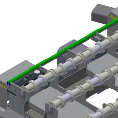 Cam taşıma/cam çıta arabaları GHS 15 Destek elumatec