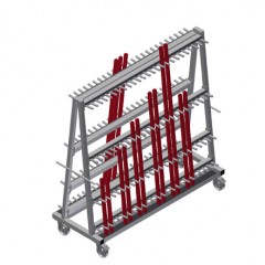 GLASS COMPARTMENT/GLAZING BEAD TROLLEYS  GLW 48 Glazing bead trolley GLW 48 elumatec