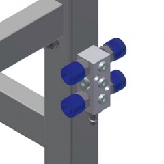 Tavoli girevoli di sollevamento HD 3000 Attacco dell’aria compressa quadruplo elumatec