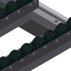 Mesas de montagem horizontais HT 3000 Apoio sobre rolos compl. para HT 3000/PVC elumatec