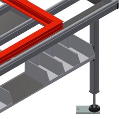 Tables d’assemblage horizontales HT 2000 Rangement  elumatec