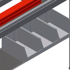 Poziome stoły montażowe HT 2000 Półka elumatec