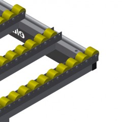 Tables d’assemblage horizontales HT 2000 Support à rouleaux complet pour HT 2000/alu elumatec