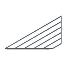 HORIZONTAL ASSEMBLY TABLES HT 2045 Triangle support, cmpl., for in-line use elumatec