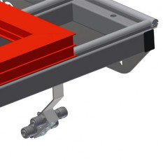 Tables d’assemblage horizontales HT 2045 Raccord d'air comprimé quadruple elumatec