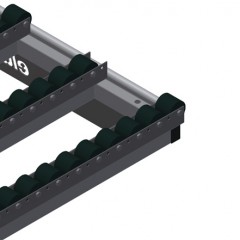 Tables d’assemblage horizontales HT 3000 Support à rouleaux complet pour HT 3000/PVC elumatec