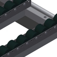 HORIZONTALE MONTAGETISCHE HT 3000 Rollenauflage kpl. für HT 3000/PVC elumatec