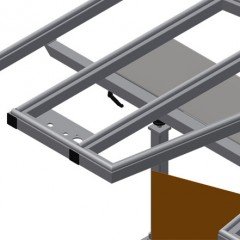 Kanteltafels KTH 3000 Uitschuifbare profielenwand elumatec