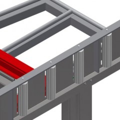 翻转工作台 KT 3000 滚轮支架 elumatec