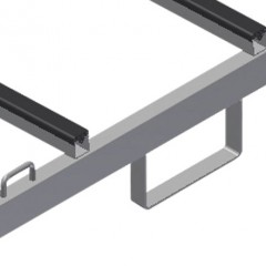 COMMISSIONING TROLLEYS KW 2 Forklift openings and lashing strap attachment points elumatec