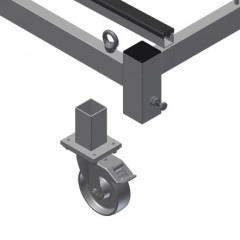 KW 2 Removable casters elumatec