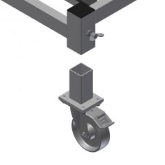 KW 4 Removable casters elumatec